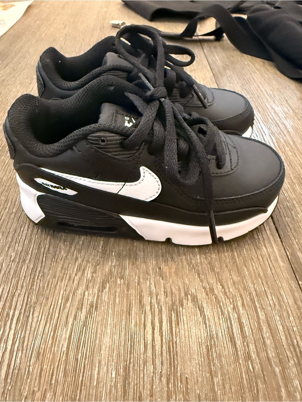Nike Air Max Kids Black and White Sneakers